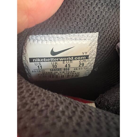 Nike Air Max Stutter Step Red White Black Men’s Size 11 JL - Picture 9 of 9